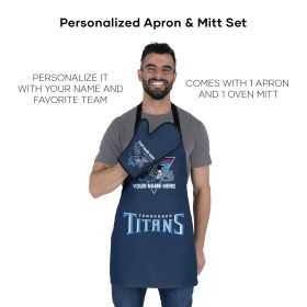 [Personalization Only] Titans Apron & BBQ Mitt Set