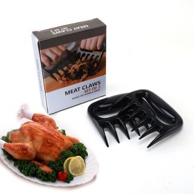 A pair of Multi-Functional Plastic Bear Claw Meat Shredder Barbecue Meat Shredder Paw BBQ Barbecue Tool Anti-scalding Meat Distributor