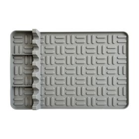 Seamless Outdoors BBQ Silicone Mat (Color: Grey)