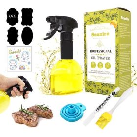 Hometeczone Oil Sprayer 8 oz Olive, Oil Mister Fryer, Canola Spritzer, Salad, Baking, Frying, BBQ (Color: Yellow)